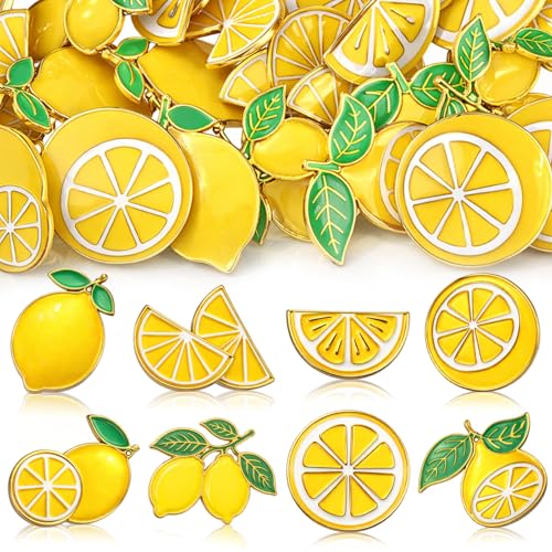 Image of Yinkin 32 Pcs Enamel Pins Bulk Lapel Pin Alloy Brooches Pins Backpack Badges Brooch for Clothing Bag Hat Jacket Decor