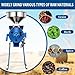 Dry & Wet Electric Grain Mill for Grinding Corn, Rice, Cereal, Wheat, Chilli into Fine Powder, Commercial Grade 110V Flour or Feed Mill with Adjustable Grind & Included Funnel (Dry Wet Grinders)