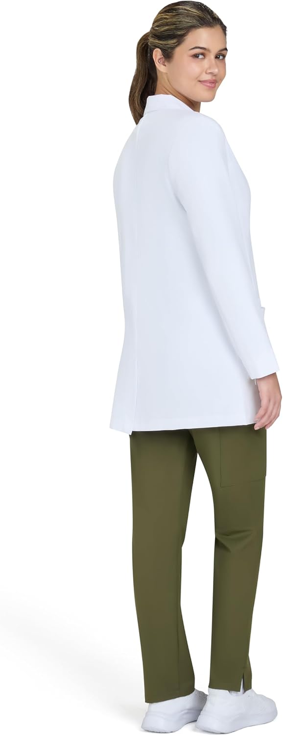 KOI Scrubs Essentials Hema Women's 4-Pocket Stretch Lab Coat - Image 2