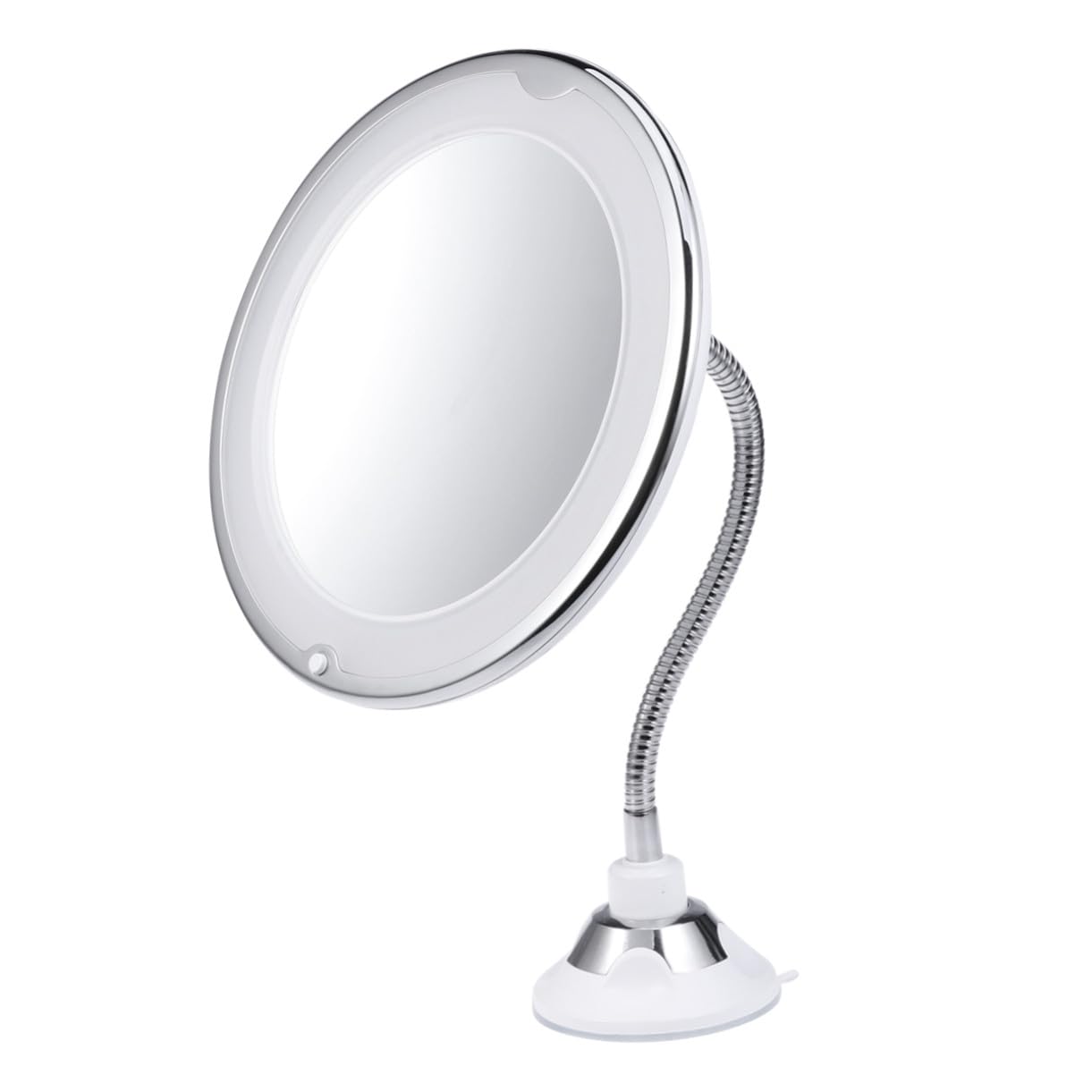 Miroir maquillage rond LED avec ventouse et tube grossissant Didiseaon
