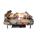 EverWarm Hearth & Home Low Country Timber 30'' Vent-Free Log Set with Millivolt Control - NG