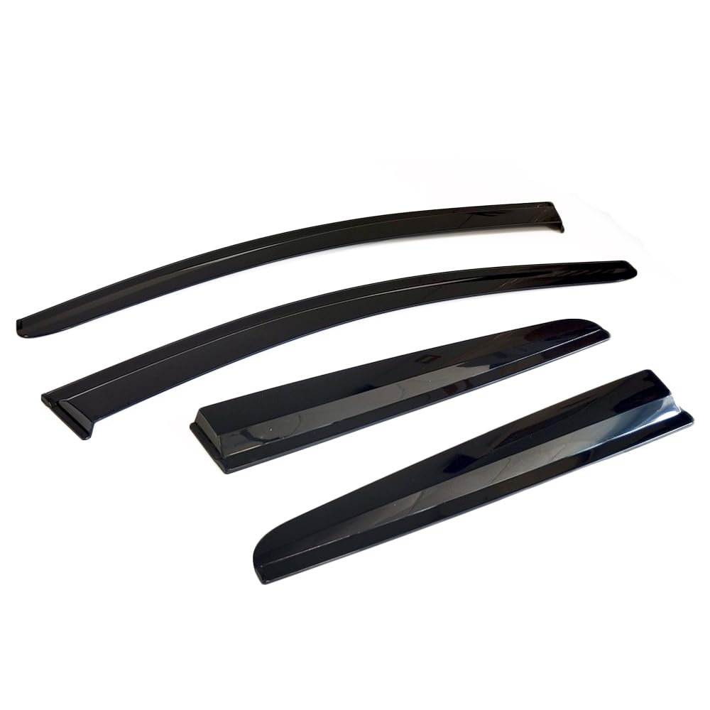 Windabweiser Luftabweiser Regenabweiser Seitenfensterabweiser Kompatibel mit Renault Kadjar 2015-2021 Autofenster Regenschutz Regenabweiser Anklebbare Deflektoren Externe Passform 4 Stück