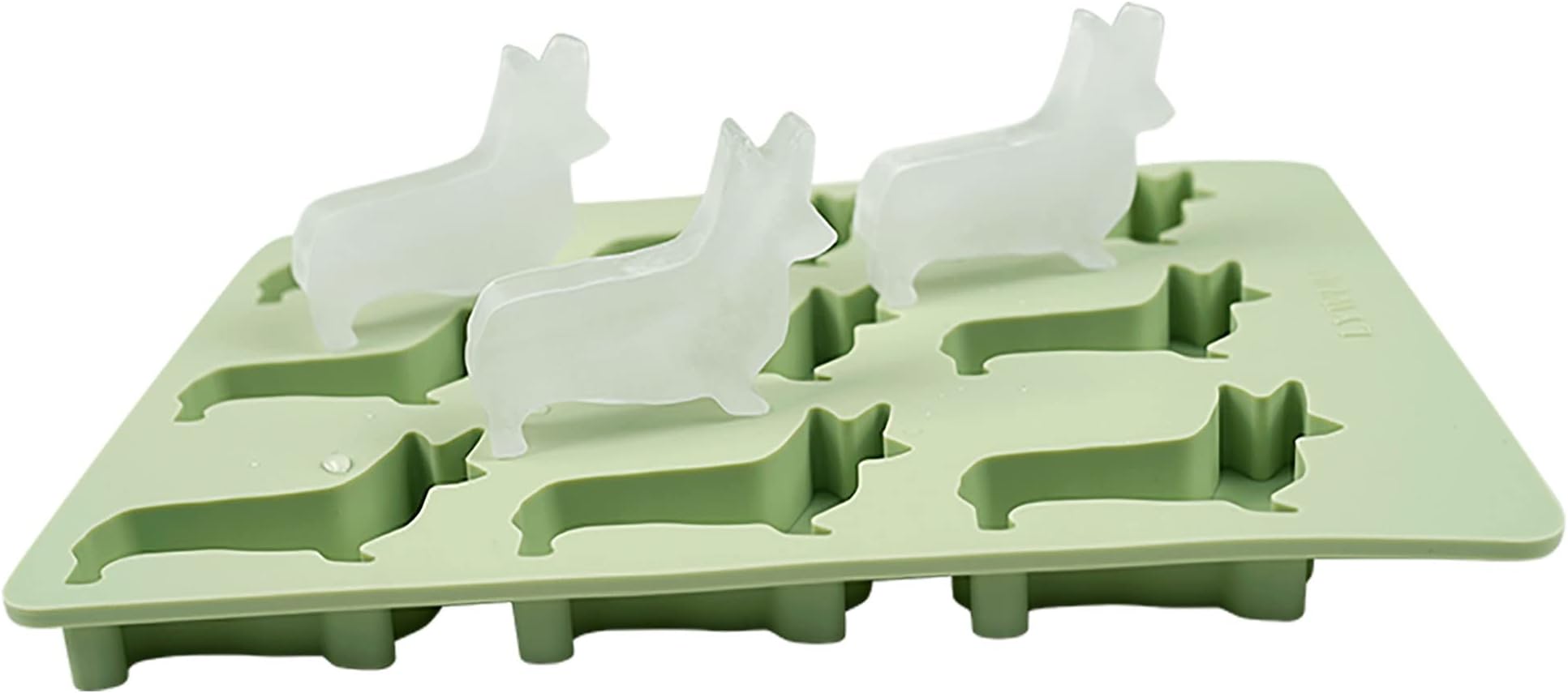 Welsh Corgi Dog Silicone Ice Cube Tray and Treat Mold, Corgi Gifts for Corgi Lovers, Birthday Gifts Mother's Day Father's Day Christmas Day Gifts for Men Women Dog lovers