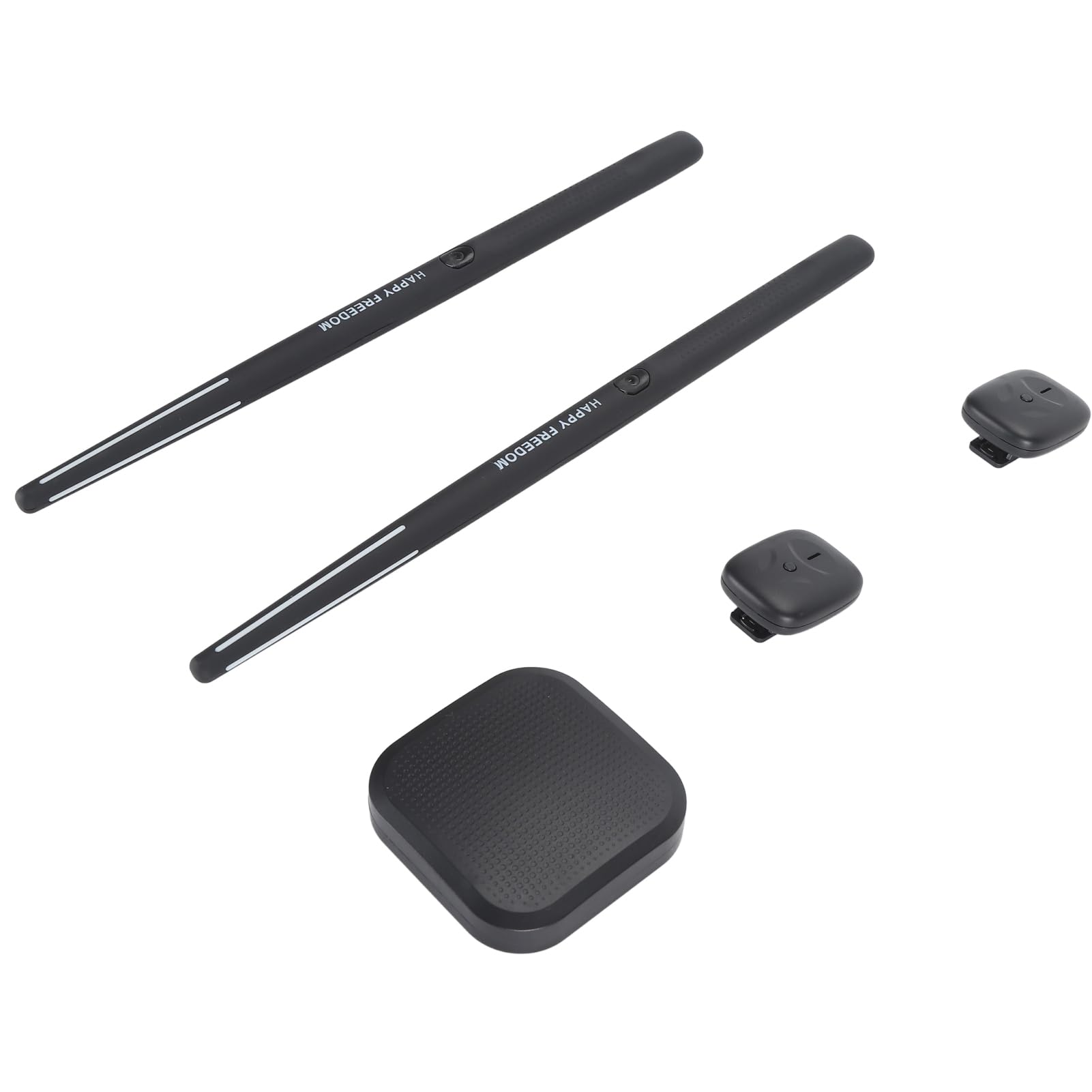 Annadue Set di Batteria Virtuale, Kit di Batteria Elettronica Portatile per Principianti Adulti, Set di per realtà Virtuale, di Ad Aria, VR