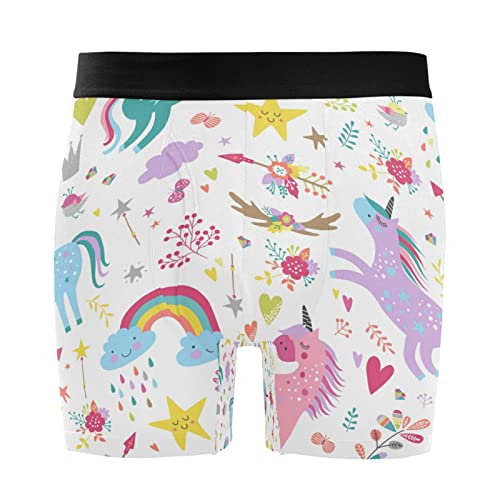 Bóxer para hombre pack de 2 unidades calzoncillos de unicornio elásticos