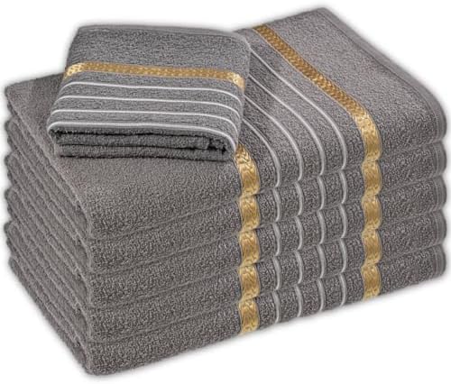 5 Toalhas de Banho Grande Algodão LAUNE HAUS Macia Alta Absorção ...