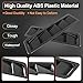 AUTOBABA Universal Car Hood Air Vents, Louver Scoop Cover Air Flow Intake Trim Cover, Bonnet Vent Hood 2Pcs (Carbon Fiber)