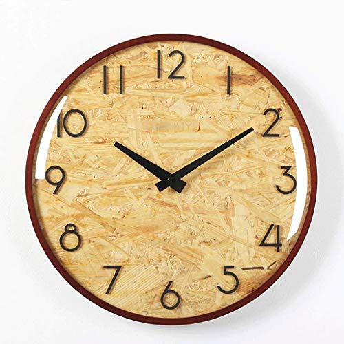 Horloges murales de salon XJBTBA avec verre convexe bombé