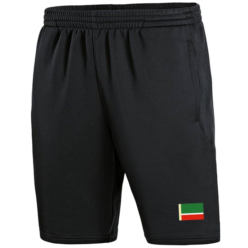 Short Tchétchénie CH-88 Football Noir pour éviter les irritations