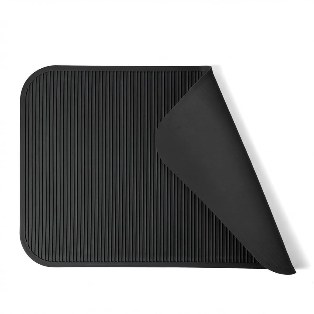 Pet Grooming Table Non-Slip Mat - Padded Mat for at-Home Grooming Dogs and Cats,Bathing Mat for Pets, Diameter:57cm/22.44inch (Black, 57cm/22.44inch) — image 1