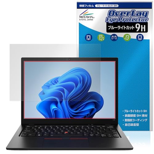 �~���r�b�N�X Lenovo ThinkPad L13 Gen 3 �Ή� �ی� �t�B���� 9H �u���[���C�g�J�b�g PET�� �K���X���݂̋��x 9H�f�ލ̗p ���{��