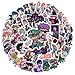 50Pcs JoJo's Bizarre Cartoon Adventure Stickers for Kids Teens Girls Adult, Waterproof Vinyl Movie Decal for Water Bottle Skateboard Guitar Travel Case Bike Laptop,Car Bumper,Luggage,Phone (JO)