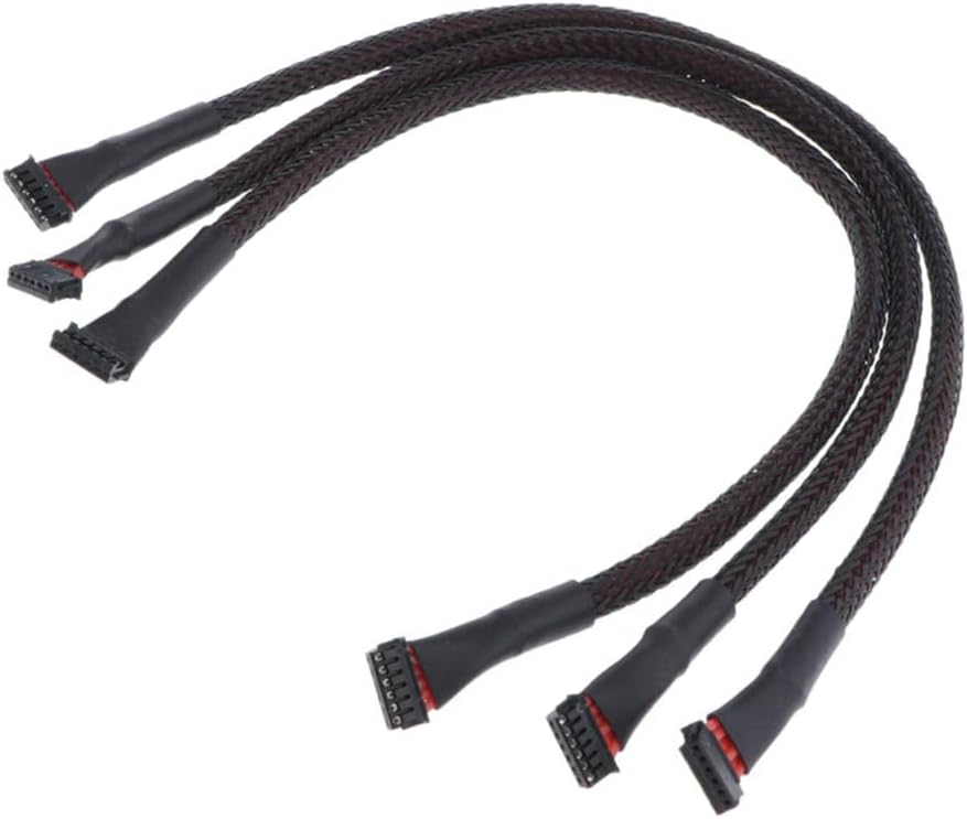 DYNWAVE 3pcs Brushless Motor Sensor Wire Cable 250mm for 1/10 RC Car Model Toy