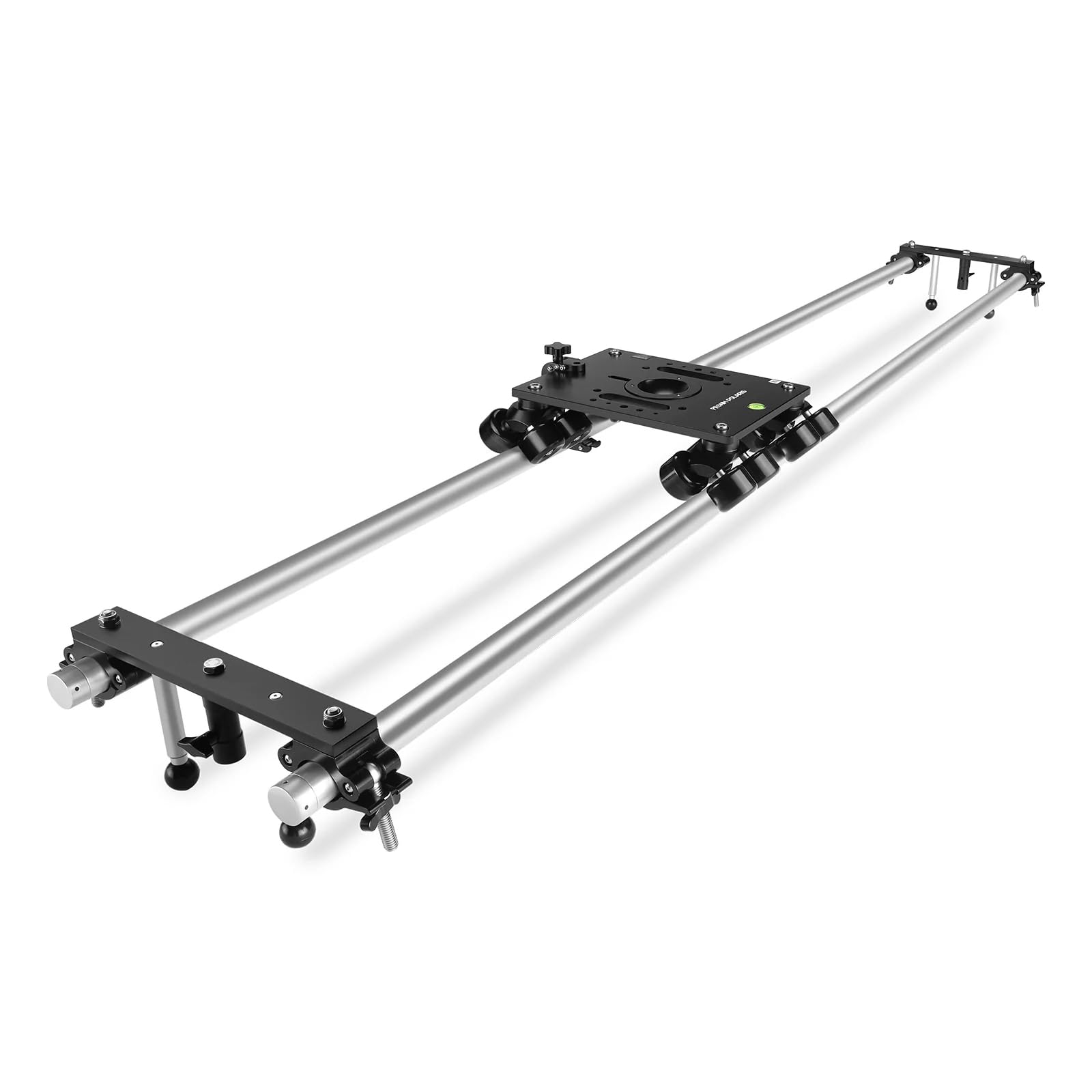 PROAIM Polaris DL-PLRS-4P - Carrello portatile per videocamere e videocamere, con binario da 2,4 m e supporto Mitchell integrato, carico utile fino a 200 kg
