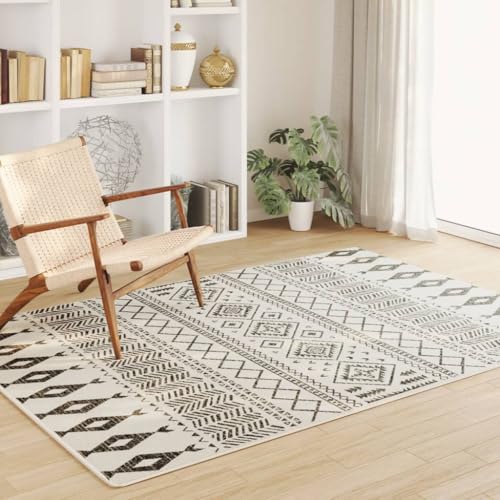 WSJHUHK Alfombra para interiores y exteriores, de pelo corto, multicolor, 160 x 230 cm, antideslizante