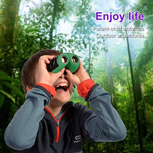 Ajcoflt Mini Binóculos Telescópio Compacto Telescópio Crianças Brinquedos de Presente para Crianças