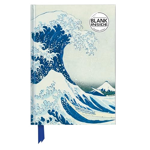 Hokusai: The Great Wave (Foiled Blank Journal) (Flame Tree Blank Notebooks)