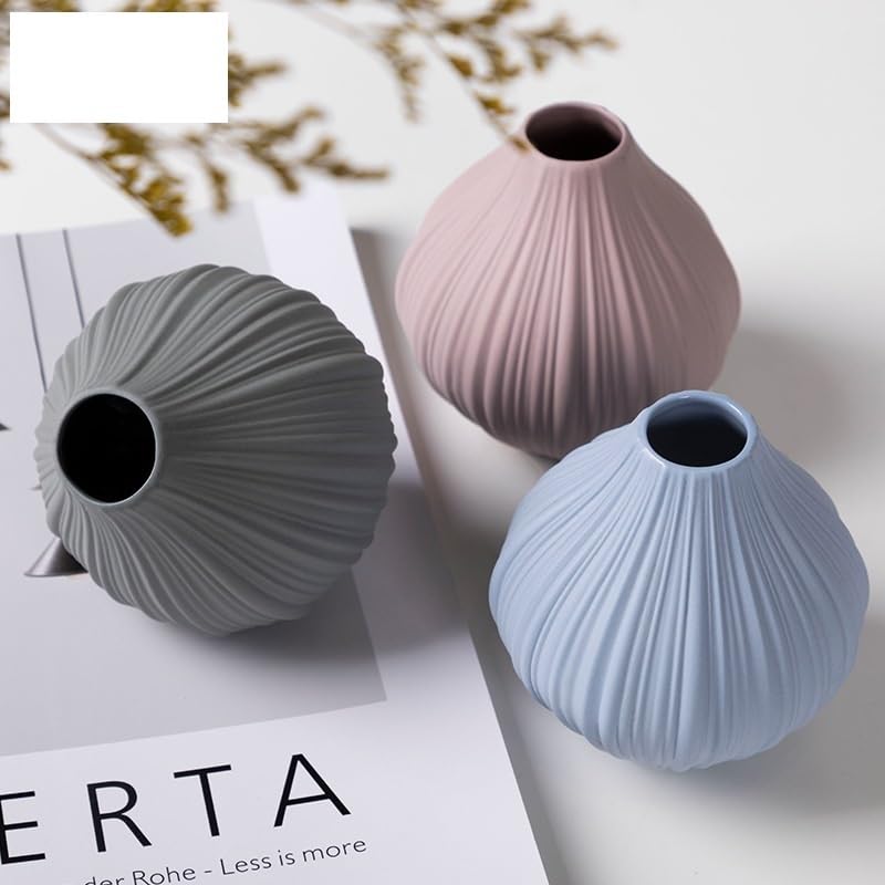 Decorazioni per la Tavola da Pranzo Semplice Camera da Letto Soggiorno Bottiglia Ceramica Piccolo Vaso scrivania mobiletto di Fiori Display Ornamenti Decorazioni per la Cucina(A)