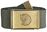 Fjallraven Canvas Brass Belt 4 Cm, Unisex Adulto, Mountain Grey, 1 Size