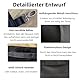 KOMUNJ Hasen-Futterstation Heutaschen Kaninchen-Heu-Futtertasche Heutasche Kleintier-Futterspender Futterbeutel für Chinchilla Holländisches Schwein Maulwurf, Schwarz