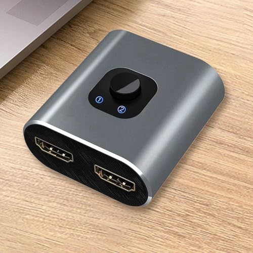 Splitter Plug and Play con 2 Entradas de Vídeo para Conmutación sin Cortes 3