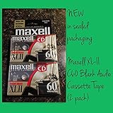 Maxell XL-II C60 Blank Audio Cassette Tape (2 pack) (Discontinued by Manufacturer)