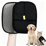 KASHENGMK 2PCS Pet Hair Removal Glove, Reusable Grooming Gloves for Pet Hair, Washable Cat & Dog Hair Remover for Couch, Furniture, Clothing, Carpet, Car Seats, Bed Sheet