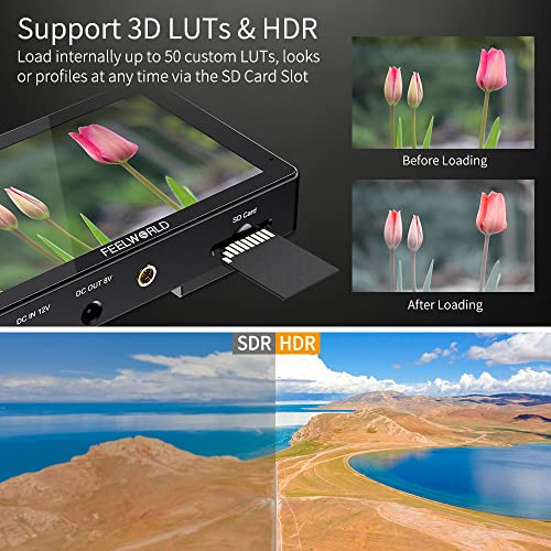 Field Monitor Feelworld LUT5 für DSLR-Kameras 5,5 Zoll 3000 Nits