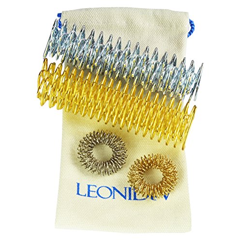 Hand-Massage-Set - Massageringe und Massagerollen - 4 teilig - Leonidov Cover