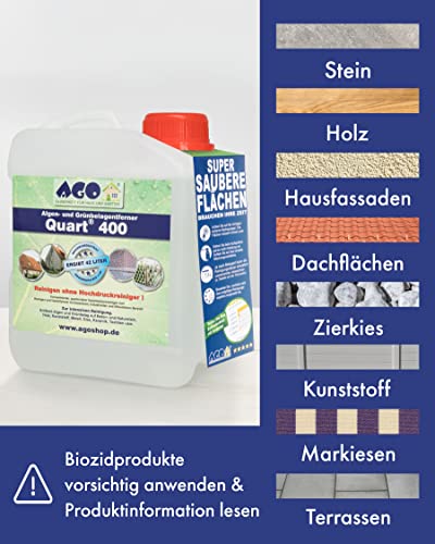 Moosvernichter AGO zur effektiven Reinigung von Haus und Garten