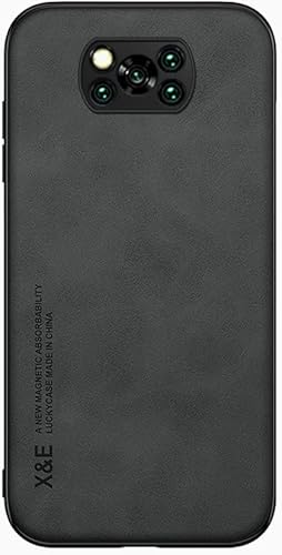 Funda Silklike para Xiaomi Poco X3X3 NFC - Cubierta Parachoques Placa De Metal Incorporada Para Xiaomi Poco X3X3 NFC - Negro