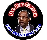 Dr. Ben Carson For President 2016 (Election Vote) Magnet