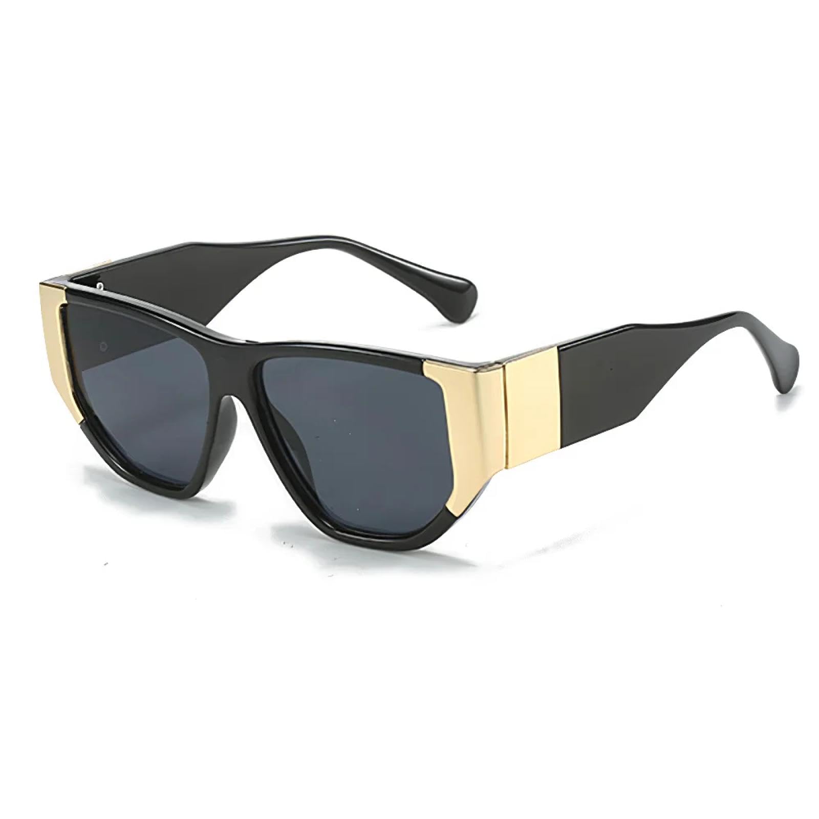 Lunettes de soleil colorées à la mode avec verres dégradés unisexes