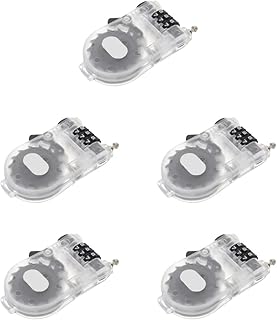 INOOMP Snowboard Safety Lock 5pcs Snowboard Security Lock Scooter Helmet Cycle Locks for Bicycle Helmet Bike Compact Lock Snows Scooter Locks Steel Wire Anti- Bike Safety Locks