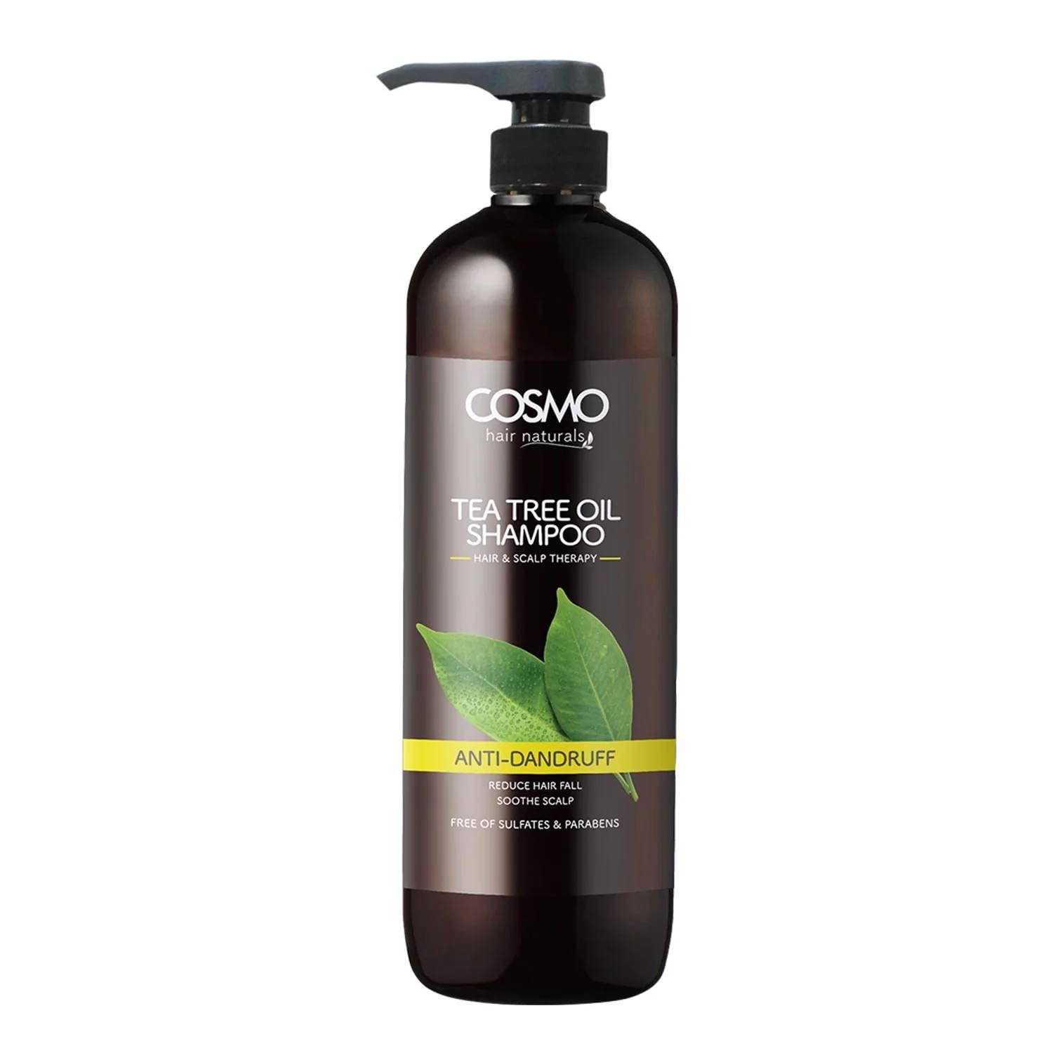 Cosmo Tea Tree Shampoo 250ml | Hair & Scalp Therapy | Anti-dandruff | Reduce Hair Fall | Free of Sulfates & Parabens | for Men & Women