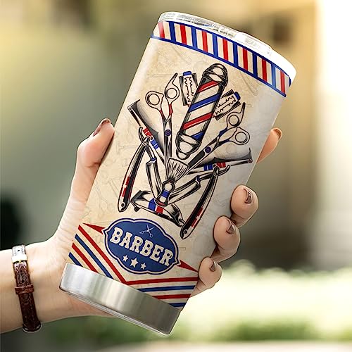 55% Off CUBICER Barber Coffee Tumbler - Insulated Travel Mug Gift - Image 5