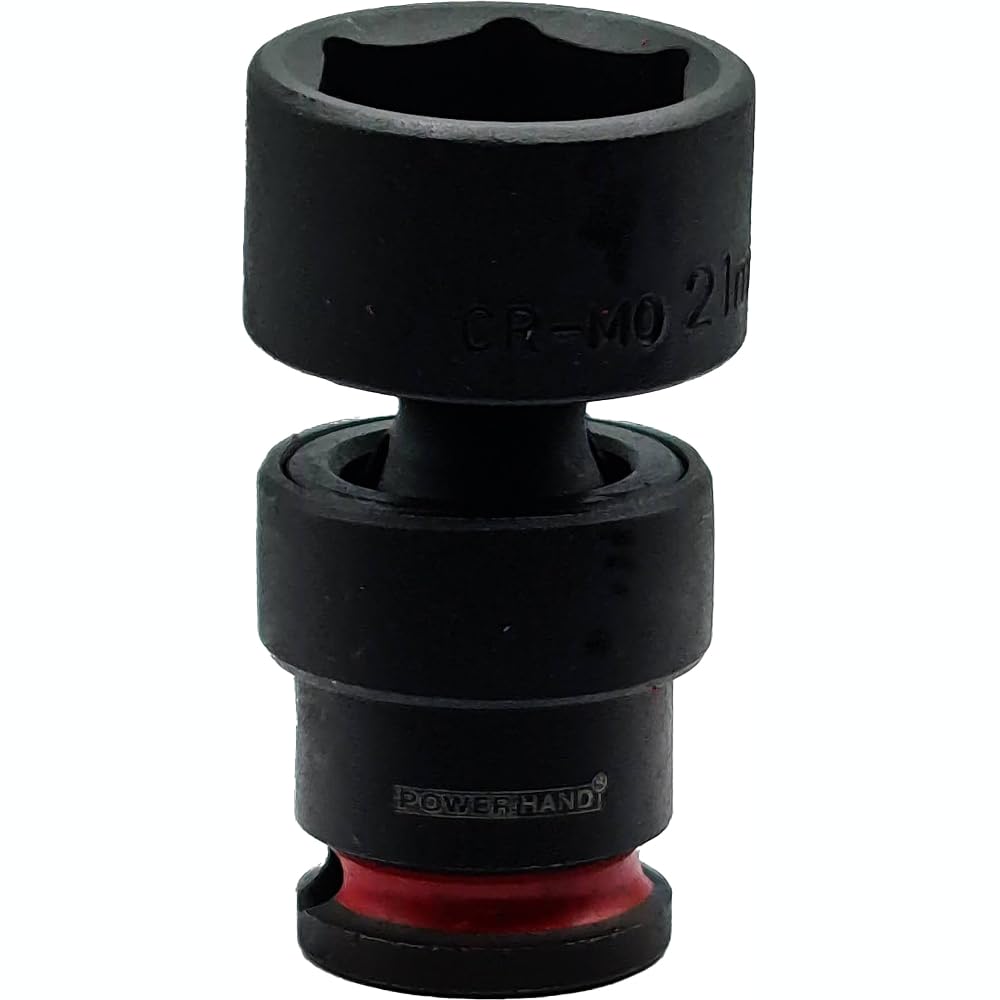 Powerhand 3/8" Drive Shallow Swivel Impact Socket 21Mm Ki-S38-Ss21