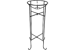 Alpine Corporation 24" Tall Indoor/Outdoor Metal Gazing Globe Stand