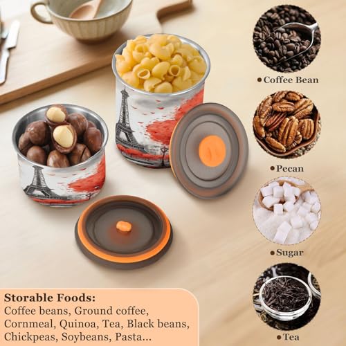 Envase hermético para café acero inoxidable 500ml miniatura 5