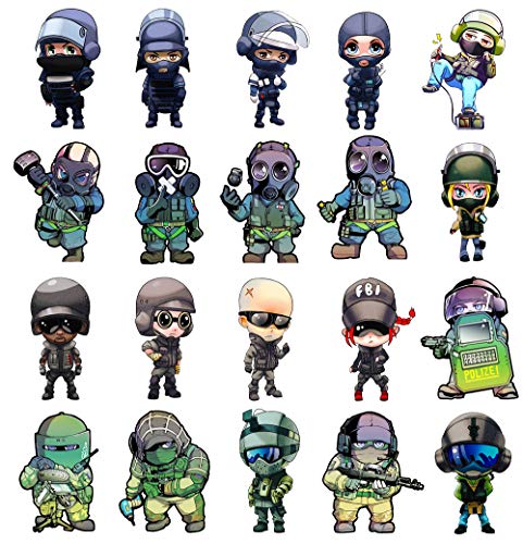 Gtotd Stickers For Rainbow Six Siege 20pcs Large Size Cute Version Gifts Rainbow Six Siege Merchandise Game Decal Party Supplies Rainbow Six Siege Season R6 Skateboard Guitar Laptop Graffiti For Teens Girls Buy Online Gtotd Stickers For Rainbow Six Siege 20pcs Large Size Cute Version Gifts Rainbow Six Siege Merchandise Game Decal Party Supplies Rainbow Six Siege Season R6 Skateboard Guitar Laptop Graffiti For Teens Girls Buy Online