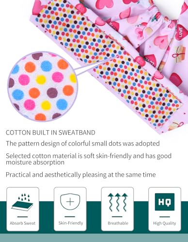 Image of Kousenpu Scrub Caps for Women, Adjustable Women's Surgical Cap with Buttons, Breathable Cute Design for Nurses and Doctors