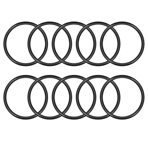 sourcingmap Nitrile Rubber O-Rings 60mm OD 53mm ID 3.5mm Width, Metric Sealing Gasket for Automotive Machine Plumbing Pack of 10