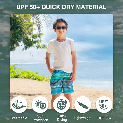 Image of Kanu Surf Boys' Avalon Quick Dry UPF 50+ Beach Swim Trunk
