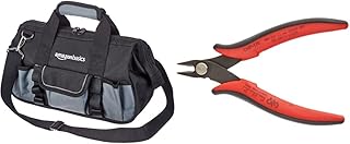 Sponsored Ad - Amazon Basics Durable, Wear-Resistant Base, Tool Bag with Strap, Small (12 Inch) & Hakko-CHP-170 Micro Cutt...