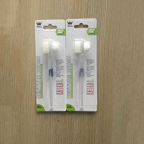 Conjunto de 3 peças de escova de dentadura de higiene premium para limpeza de dentadura da SUPVOX pa