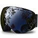 hongdak Ski Goggles, Snowboard Goggles UV Protection, Snow Goggles Helmet Compatible for Men Women Boys Girls Kids, Anti Fog OTG