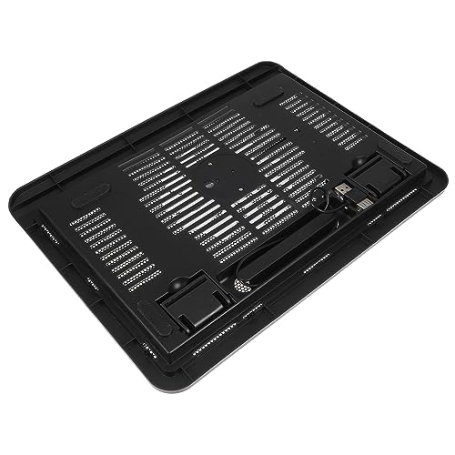 Base refrigeradora para laptop con ventilador silencioso, ultra delgada, soporte elevador para gaming y trabajo, base antideslizante para estabilidad y diseño eficiente de refrigeración por aire miniatura 1