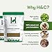 H&C- 100% Natural Bhringraj Powder for Hair (227g / 0.5 LB/ 08 oz) - Hair Growth Rejuvenator from Indian Ayurveda