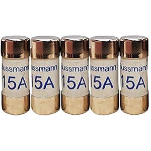 Eaton 15 Amp Consumer Unit Fuses 9mm x 26mmm BS1361 15A – 5 Pack