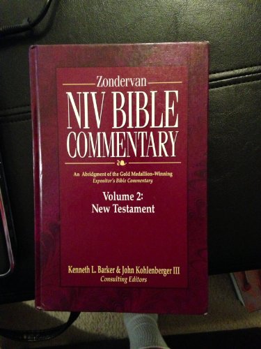 Zondervan NIV Bible Commentary, Volume 2: New Testament (Premier Reference Series, an Abridgment of The Expositor's Bible Commentary)